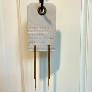 Anthropologie gold earrings